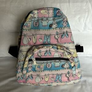 New bagpack pink blue